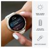 imageGarmin Venu 4 45mm AMOLED Advanced Health ampamp Fitness GPS Smartwatch Bright ampamp Colorful Display Builtin Flashlight Up to 12 Days Silver wSilver Gray Silicone Band wWearable4U Black Earbuds BundleLunar GoldBone