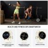 imageGarmin Venu 4 45mm AMOLED Advanced Health ampamp Fitness GPS Smartwatch Bright ampamp Colorful Display Builtin Flashlight Up to 12 Days Silver wSilver Gray Silicone Band wWearable4U Black Earbuds BundleLunar GoldBone