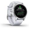imageWearable4U  Garmin Epix Pro Gen 2 Sapphire Titanium 51 mm SmartwatchAMOLED Up to 31 Days Battery Life Multisport ampamp Outdoor GPS Watch wFlashlights ampamp Gift BundleSilverWhitestone Wht EarBuds