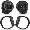 imageWearable4U Garmin Instinct 2X Solar Tactical 50 mm Rugged GPS Men Smartwatch Black with Power Glass Lens Stealth Mode LED Flashlight Black Earbuds BundleBlackBlack