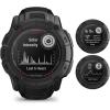 imageWearable4U Garmin Instinct 2X Solar Tactical 50 mm Rugged GPS Men Smartwatch Black with Power Glass Lens Stealth Mode LED Flashlight Black Earbuds BundleBlackWhite