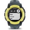 imageWearable4U Garmin Instinct E 45mm Rugged Outdoor GPS Smartwatch 247 Health Monitoring WristBased Heart Rate Up to 16 Days of Battery Life Black with Charcoal Band BundleElectric LimeTwilight