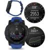 imageWearable4U Garmin Instinct E 45mm Rugged Outdoor GPS Smartwatch 247 Health Monitoring WristBased Heart Rate Up to 16 Days of Battery Life Black with Charcoal Band BundleBolt BlueBlack