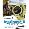 imageWearable4U Garmin Instinct E 45mm Rugged Outdoor GPS Smartwatch 247 Health Monitoring WristBased Heart Rate Up to 16 Days of Battery Life Black with Charcoal Band BundleElectric Lime