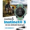 imageWearable4U Garmin Instinct E 45mm Rugged Outdoor GPS Smartwatch 247 Health Monitoring WristBased Heart Rate Up to 16 Days of Battery Life Black with Charcoal Band BundleNeotropic