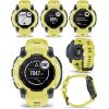 imageWearable4U Garmin Instinct E 45mm Rugged Outdoor GPS Smartwatch 247 Health Monitoring WristBased Heart Rate Up to 16 Days of Battery Life Black with Charcoal Band BundleElectric Lime