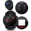 imageWearable4U Garmin Instinct E 45mm Rugged Outdoor GPS Smartwatch 247 Health Monitoring WristBased Heart Rate Up to 16 Days of Battery Life Black with Charcoal Band BundleBlackBolt Blue