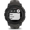 imageWearable4U Garmin Instinct E 45mm Rugged Outdoor GPS Smartwatch 247 Health Monitoring WristBased Heart Rate Up to 16 Days of Battery Life Black with Charcoal Band BundleBlackCharcoal