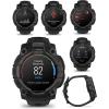 imageWearable4U Garmin Instinct E 45mm Rugged Outdoor GPS Smartwatch 247 Health Monitoring WristBased Heart Rate Up to 16 Days of Battery Life Black with Charcoal Band BundleBlack