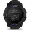 imageWearable4U Garmin Instinct E 45mm Rugged Outdoor GPS Smartwatch 247 Health Monitoring WristBased Heart Rate Up to 16 Days of Battery Life Black with Charcoal Band BundleBlackBolt Blue