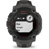 imageWearable4U Garmin Instinct E 45mm Rugged Outdoor GPS Smartwatch 247 Health Monitoring WristBased Heart Rate Up to 16 Days of Battery Life Black with Charcoal Band BundleBlackCharcoal