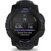 imageWearable4U Garmin Instinct E 45mm Rugged Outdoor GPS Smartwatch 247 Health Monitoring WristBased Heart Rate Up to 16 Days of Battery Life Black with Charcoal Band BundleBlackBolt Blue