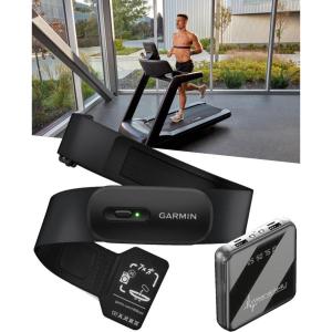 imageGarmin HRM 200 Heart Rate Monitor Accurate Heart Rate and HRV Data Comfortable Machine Washable Strap XSS with Wearable4U Power Bank Bundle