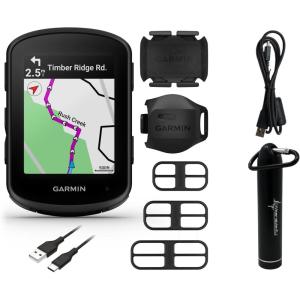 imageWearable4U  Garmin Edge 840 GPS Cycling Computer Touchscreen Button Controls Advanced Navigation with Garmin Speed and Cadence Sensors and EBank BundleEbank Sensors