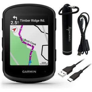 imageWearable4U  Garmin Edge 840 GPS Cycling Computer Touchscreen Button Controls Advanced Navigation with Garmin Speed and Cadence Sensors and EBank BundleEbank