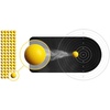 image:image43 Cal or 50 Cal or 68 Cal Rubber Balls New Reusable Training Soft Rubber Balls for Paintball GunsYellow x 100